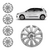 Calota Com Emblema Polo / Fox Aro 15 2010 2011 2012 2013 2014 - 5 Furos - comprar online
