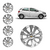 JOGO CALOTA COM EMBLEMA CHEVROLET ONIX/ PRISMA 2020/2023 ARO 15 PRATA - CL10381PN GFM na internet