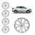 Jogo 4 Calota Onix Prisma Lt Ltz Ls 2017 2018 2019 20 Aro 14 - Loja Caloteiros Calotas