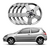 JOGO CALOTA COM EMBLEMA FORD KA 2004/12 ARO 13 PRATA - CL10166PN GFM na internet