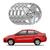 Jogo 4 Calota Fiesta Hatch Sedan 2011/2012 Aro 14 + Emblema - Loja Caloteiros Calotas