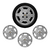 Jogo Calota Corsa Wind Classic Todos Anos 2001 A 2015 Aro 13 - loja online