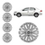 JOGO CALOTA COM EMBLEMA GOL G5 2009/2011 ARO 14 PRATA - CL10186PN GFM - comprar online