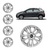 Jogo 4 Calota HB20 Hatch e Hb20s Sedan 2016 2017 2018 2019 2020 ARO 14 + Emblema Hyundai Resinado - loja online
