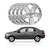 Imagem do JOGO CALOTA COM EMBLEMA CHEVROLET CELTA/ PRISMA/ MONTANA 2011/17 ARO 14 PRATA - CL10326PN GFM