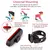 Luz traseira da cauda da bicicleta usb recarregável vermelho ultra brilhante lu - loja online