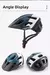 Rockbros capacete da bicicleta led luz recarregável ciclismo capacete de montan - ROCKBIKERIO