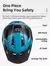 Imagem do Rockbros capacete da bicicleta led luz recarregável ciclismo capacete de montan