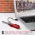 Luz traseira da cauda da bicicleta usb recarregável vermelho ultra brilhante lu - ROCKBIKERIO