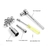 JOGO CHAVES SOQUETE 52 PECAS KIT COMPLETO FERRAMENTAS MALETA CATRACA 3/8 1/2 E 1 - ROCKBIKERIO