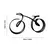 Acrílico Minimal Bicicleta Escultura, Minimal Bicicleta Ornamento, Mesa De Escr na internet