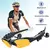 5.0 fones de ouvido estéreo sem fio com microfone óculos inteligentes óculos - ROCKBIKERIO