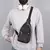 Bolsa de peito masculino casual leve, resistente água, oxford/ pequena - ROCKBIKERIO