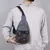 Bolsa de peito masculino casual leve, resistente água, oxford/ pequena - ROCKBIKERIO