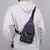Bolsa de peito masculino casual leve, resistente água, oxford/ pequena - comprar online