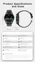 Imagem do X7 2 em 1 relógio inteligente com fones de ouvido smartwatch tws bluetooth fone