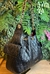 BOLSA PRETA SOFT LEATHER BLACK OURO CARRANO - loja online
