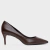 SCARPIN VALENTINA SALTO 06 FINO COURO DARK BROWN CARRANO