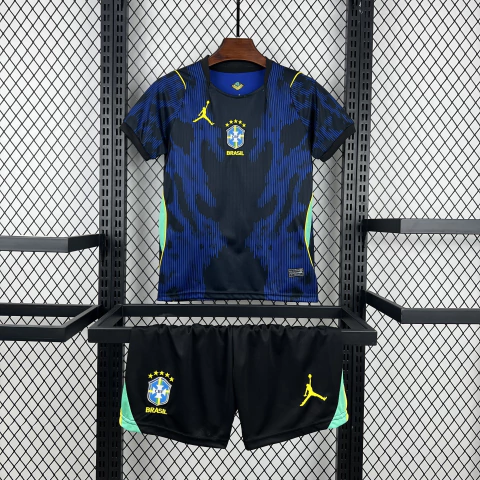 Kit Infantil Brasil Azul 2026 - Jordan - Copa do Mundo