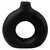 Florero Jarrón Circular (Color Negro) - comprar online
