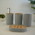Set para baño x4 piezas. Con detalles de bambu