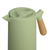 Jarra térmica verde con asa de bambu - comprar online