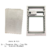 Gabarito 6mm + 2x Carteira Cripto | Bitcoin | Inox - Cripto Shield