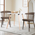 2 Sillas Comedor Desayunador Interior Pvc Minimalistas Eke Estructura De La Silla Marrón Asiento Marrón - comprar en línea