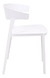 4 Sillas Comedor Apilables Plástico Interior Exterior Eke Color De La Estructura De La Silla Blanco Color Del Asiento Blanco - Eke 