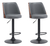 2 Bancos Altos Barra Desayunador Cocina Giratorio Premium