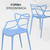 Set De 4 Sillas Comedor Nealtican Exterior Interior Pvc - Eke 