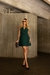 VESTIDO FRENTE ÚNICA CURTO VERDE MILITAR - SARAH LOPES BOUTIQUE