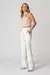 BLUSA COM GOLA ASSIMÉTRICA NUDE - TRIMIX