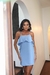 VESTIDO AZUL CLARO CURTO