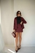 JAQUETA COURO ECOLÓGICO MARSALA - SARAH LOPES BOUTIQUE