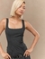 VESTIDO ALFAIATARIA RISCA DE GIZ CINZA - loja online