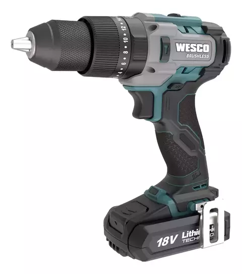 18 V Parafusadeira/Furadeira de Impacto Brushless - 13 mm WESCO - WS2419K2