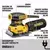 Lixadeira Orbital 1/4 de Lixa 230W - DEWALT 127V DWE6411 - comprar online