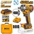 Chave de Impacto Ingco 400Nm Enc Quadrado 1/2Pol A Bateria 20V Linha P20S Com 2 Baterias 2.0AH - CTWLI2040-9 - Neimaquinas