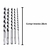 Imagem do Kit 5 Brocas Longa Para Madeira Hexagonal 8/10/12/14/16mm