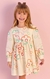 Vestido Mon Sucré Manga longa estampado Flores - comprar online