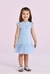 Vestido Petit Cherie azul bebê bordado em pérolas. - comprar online