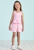 Conjunto Mon Sucré Blusa e shorts Rosa