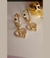 Brinco Argola Mãe e Filho Com Micro zircônia.