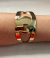 Bracelete Regulável Banhado em Ouro.