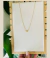 Colar Banhado em Ouro 18k, Pingente Mini Trevo Cravejado.
