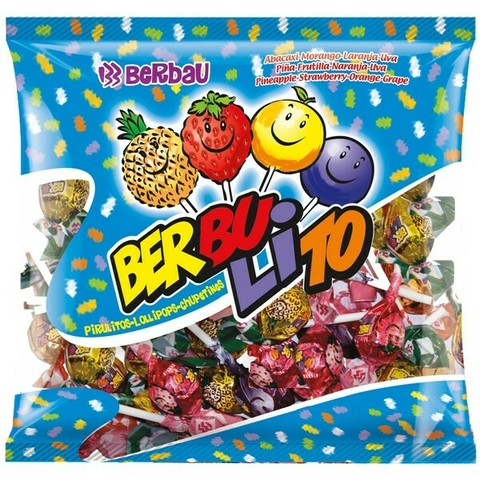 Pirulito Berbulito sortido c/50 unidades