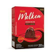 Cacau em Pó Melken 100 % cacau 200 gr