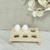 Huevera de Madera de Alamo x6 Huevos - Bertcla