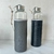 Botella Vidrio 600ml con funda de Ecocuero